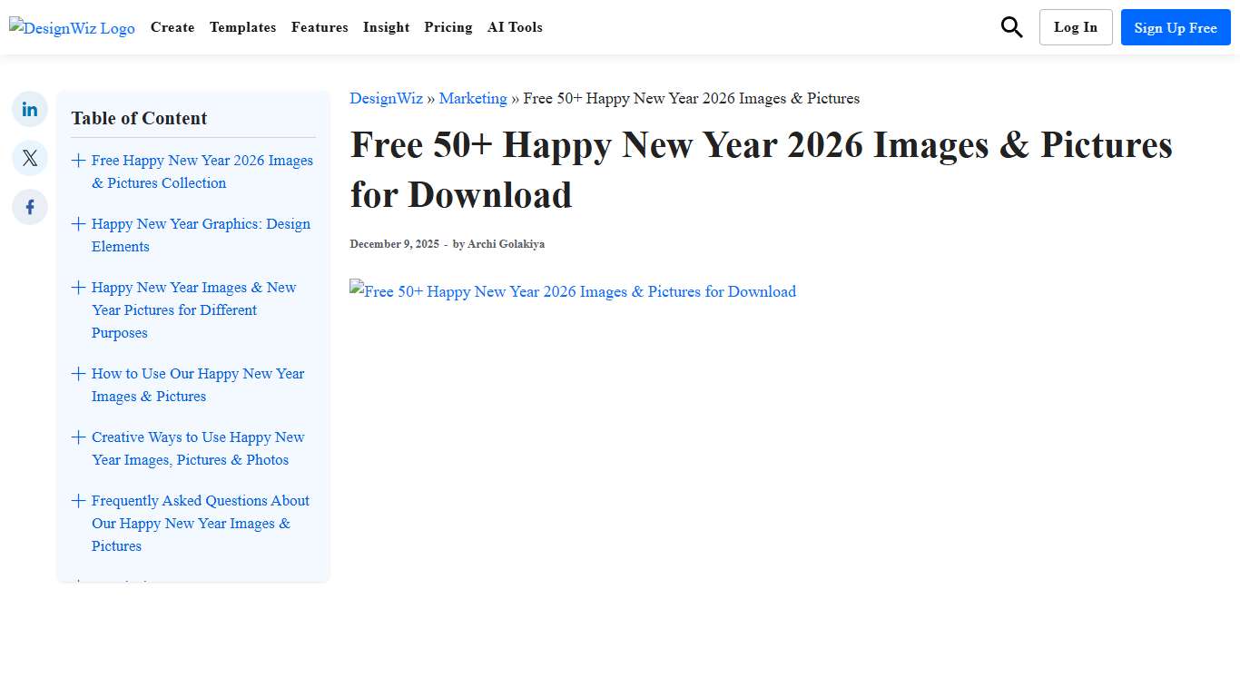 Free 50+ Happy New Year 2026 Images & Pictures DesignWiz